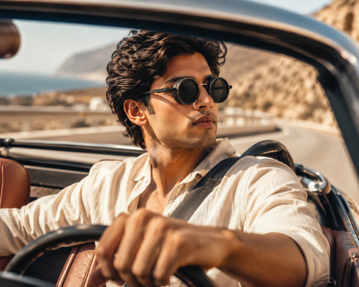 Luxury Round Vintage Sunglasses