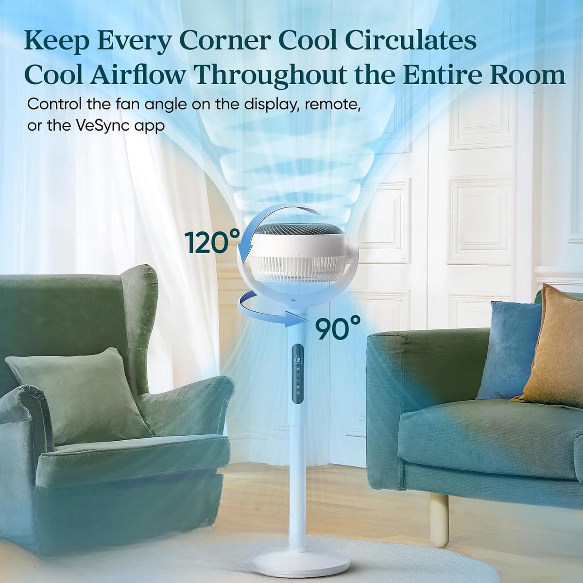Standing Fan for Bedroom