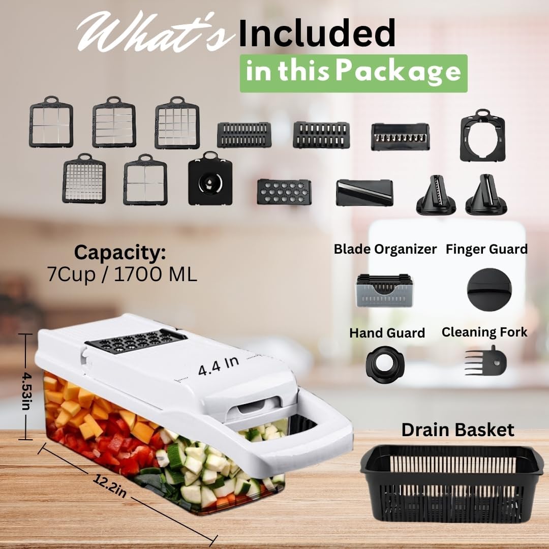Vegetable Cutter Chopper and Slicer