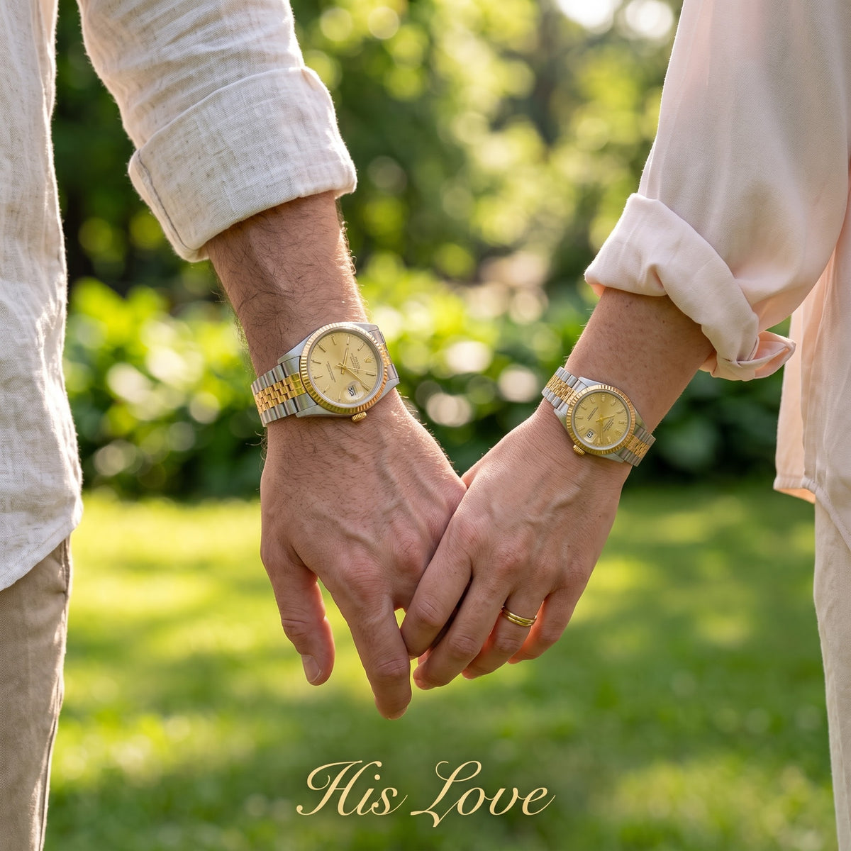 Luxury Dual-Shade Couple Watch Set